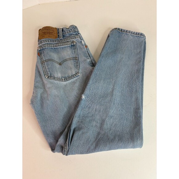 Levi's Other - Vintage Levi's 550 Jeans 30X32 Orange Tab Relaxed Fit Tapered Leg USA Light Blue